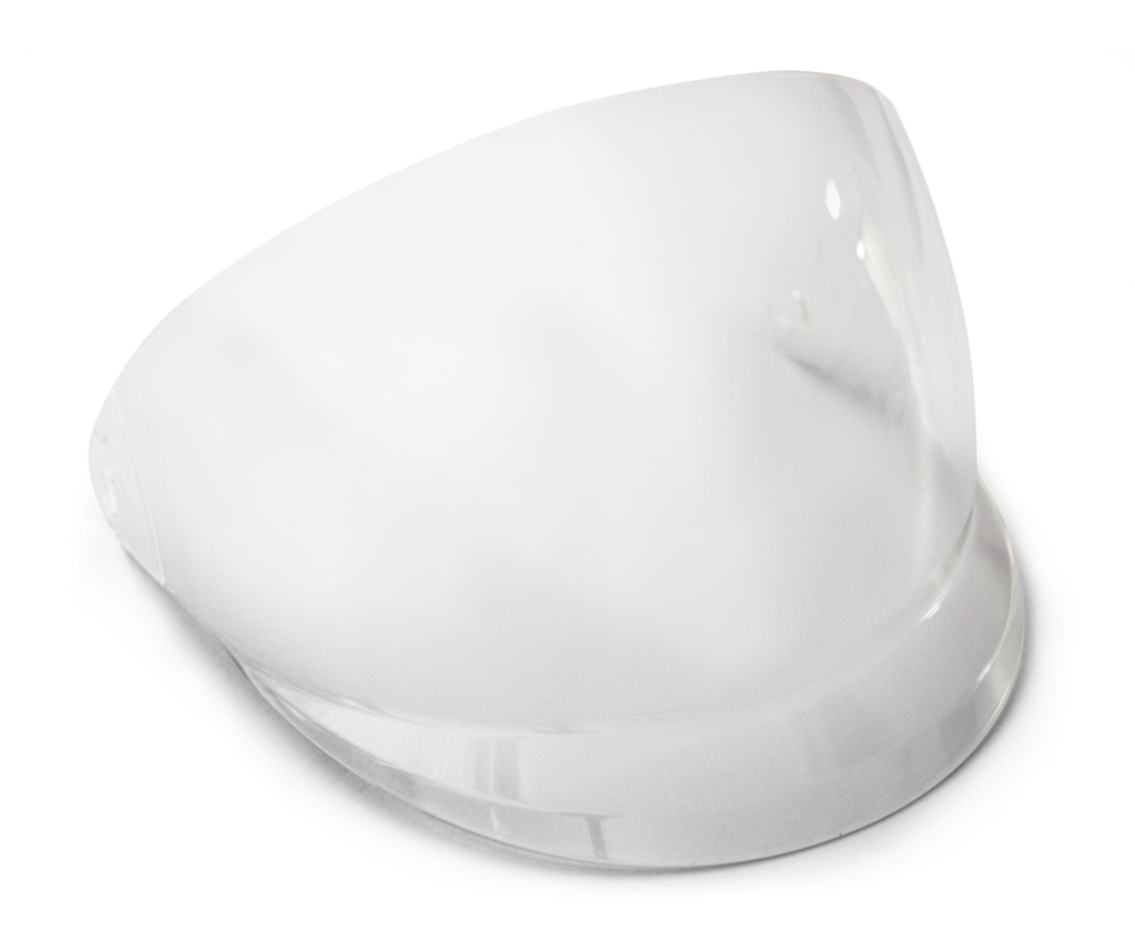 Écran facial transparent