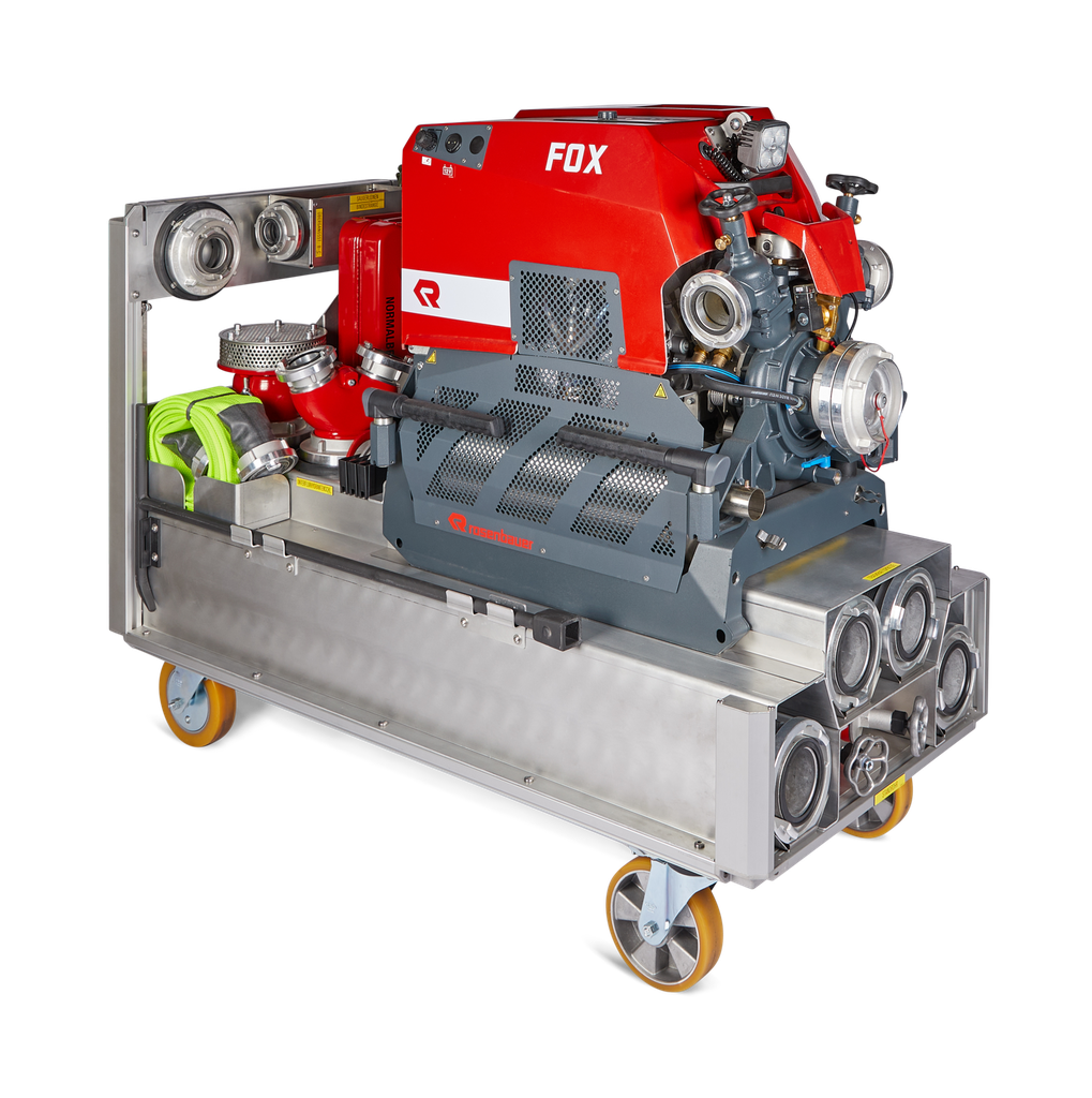 RTE RC Profile Saugstelle 1600, 2-fach trommelgebremst, 2-fach gelenkt, H=1150