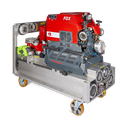 RTE RC Profile Saugstelle 1600, 2-fach trommelgebremst, 2-fach gelenkt, H=1150