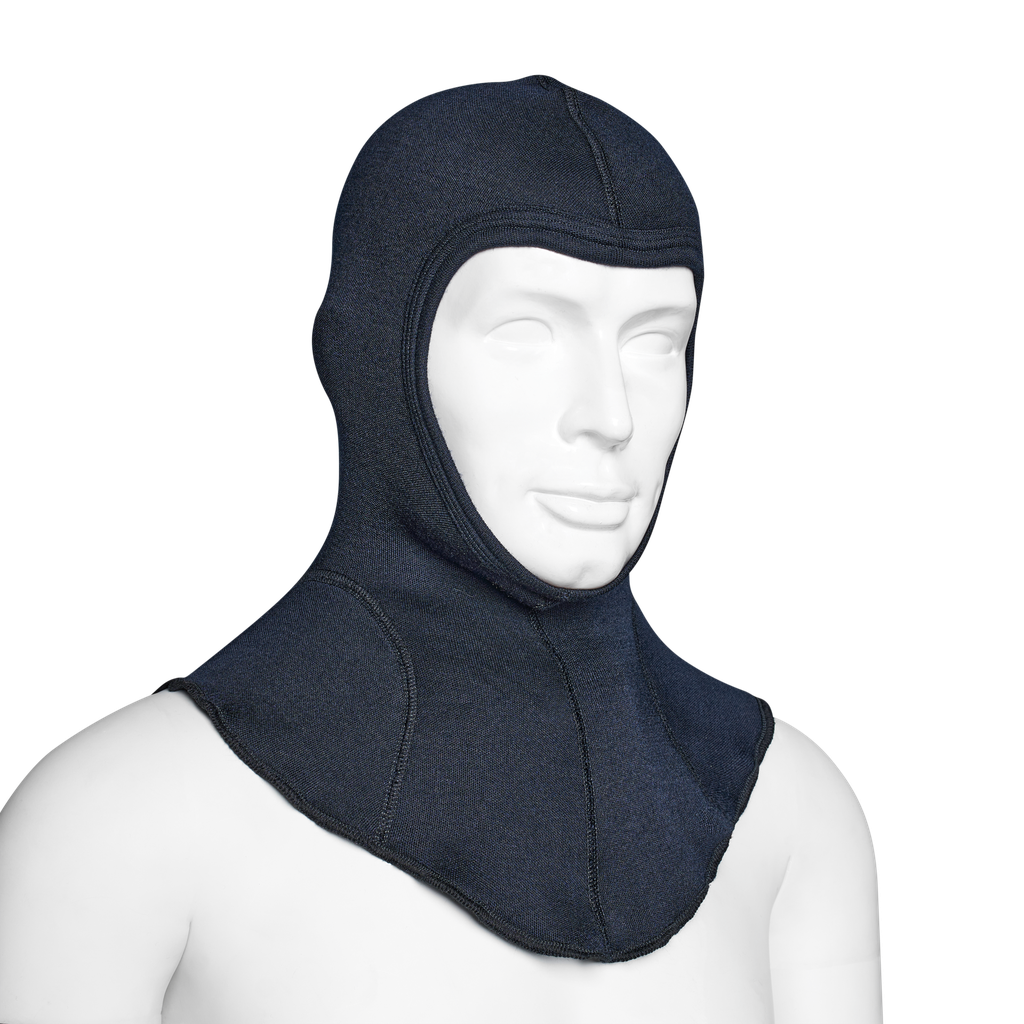 Cagoule de protection de la tête bleu foncé