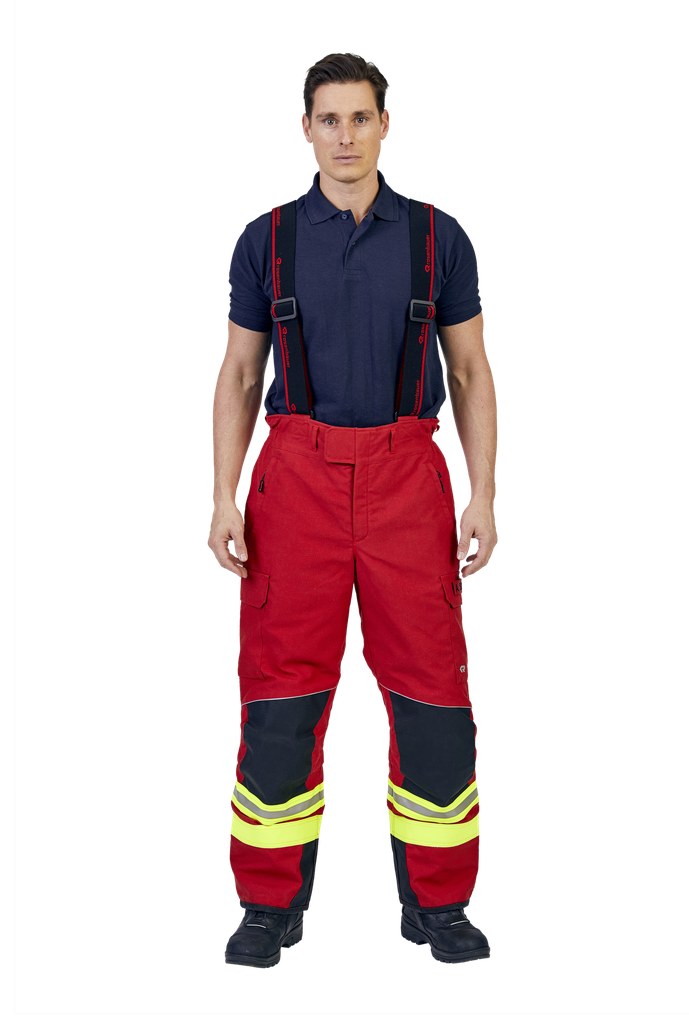 Pantalon de protection FIRE MAX 3 rouge, NOMEX® NXT