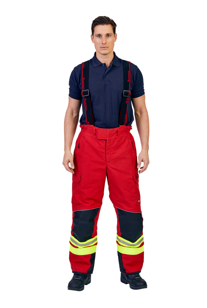 Schutzhose FIRE MAX 3 rot, NOMEX® NXT 