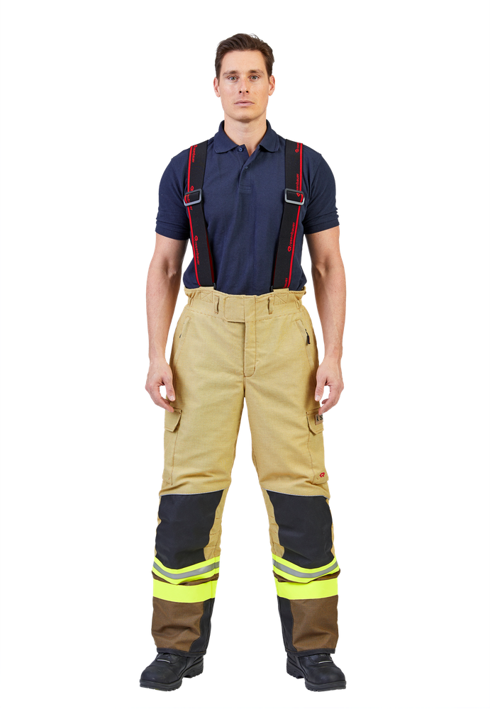 Schutzhose FIRE MAX 3 gold, X55 mit PBI