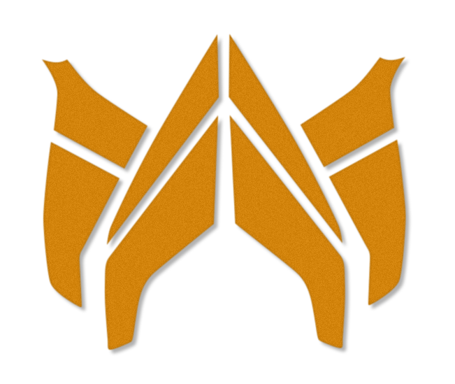 Helmstreifen-Set gelb für HEROS Titan