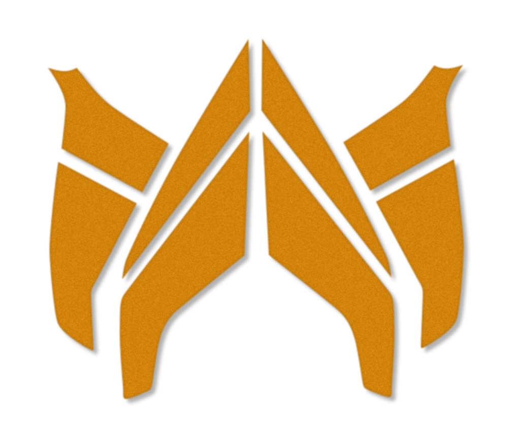 Helmstreifen-Set gelb für HEROS Titan
