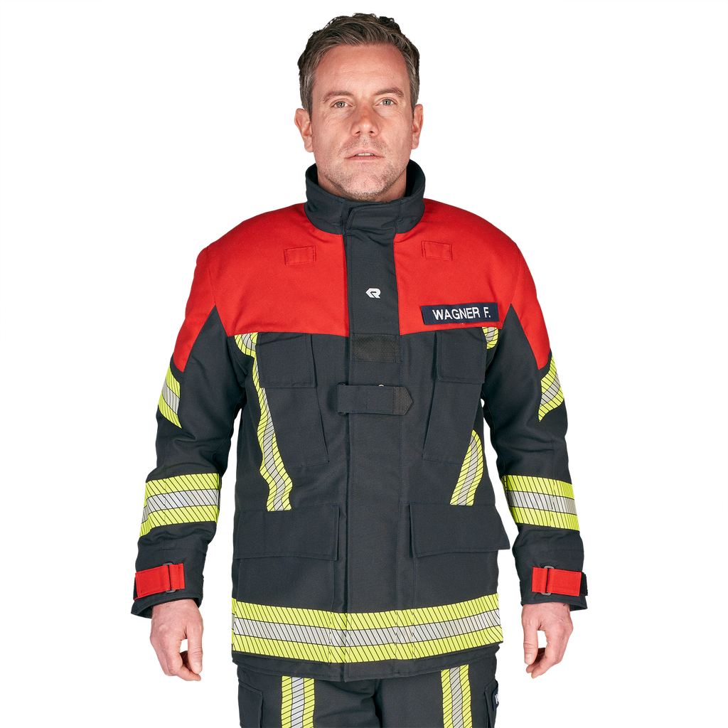 Schutzjacke GAROS G30 schwarzblau/rot, NOMEX® NXT