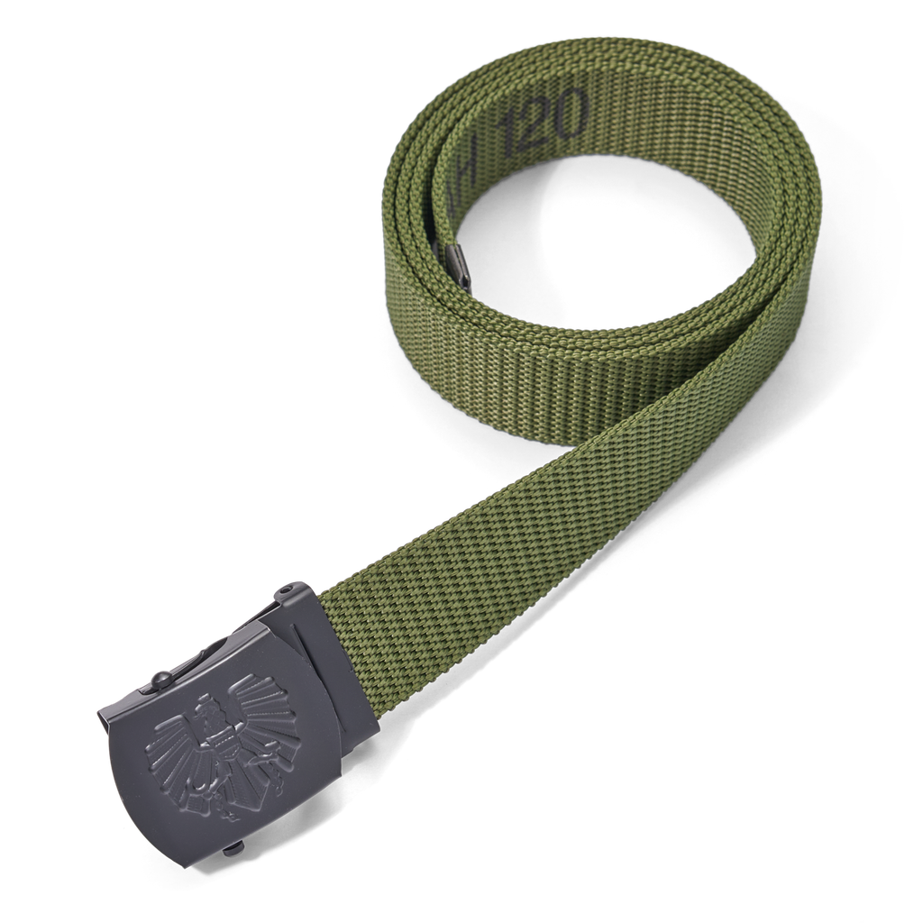 Ceinture textile vert olive