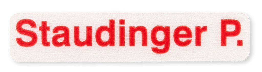 Schriftzug "Name"