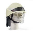 HEROS Smart nachleuchtend mit Gesichtsschutzvisier, Nackenschutz, Helmstreifen