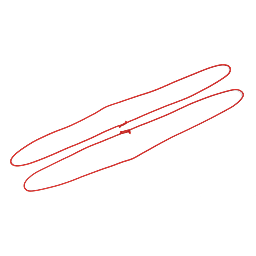 [199416] BOROS B4 Schuhbandset, Größe 2, Nahtfarbe rot