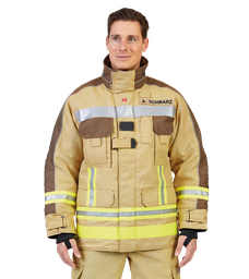 Schutzjacke FIRE MAX 3 gold, X55 mit PBI