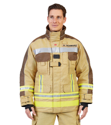 Schutzjacke FIRE MAX 3 gold, X55 mit PBI