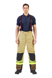 Pantalons FIRE MAX 3 X55 avec PBI, or/marron