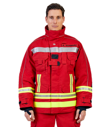 Schutzjacke FIRE MAX 3 rot, NOMEX® NXT