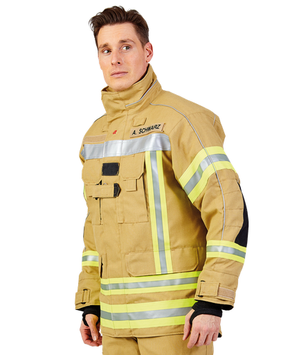 Schutzjacke FIRE MAX 3 IRS gold, NOMEX® NXT