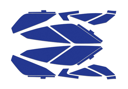 [15766701] Helmstreifen-Set blau für HEROS H10