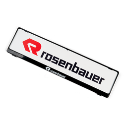 Kennzeichenunterlage mit Verriegelung